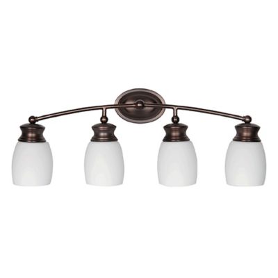 Buy Luminance Myer Sunset Lighting Wall-Mount Vanity Fixture with Glass Shade from Bed Bath & Beyond